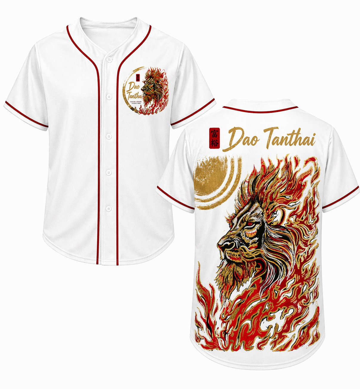 Dao Tanthai Flame Spirit Baseball Shirt