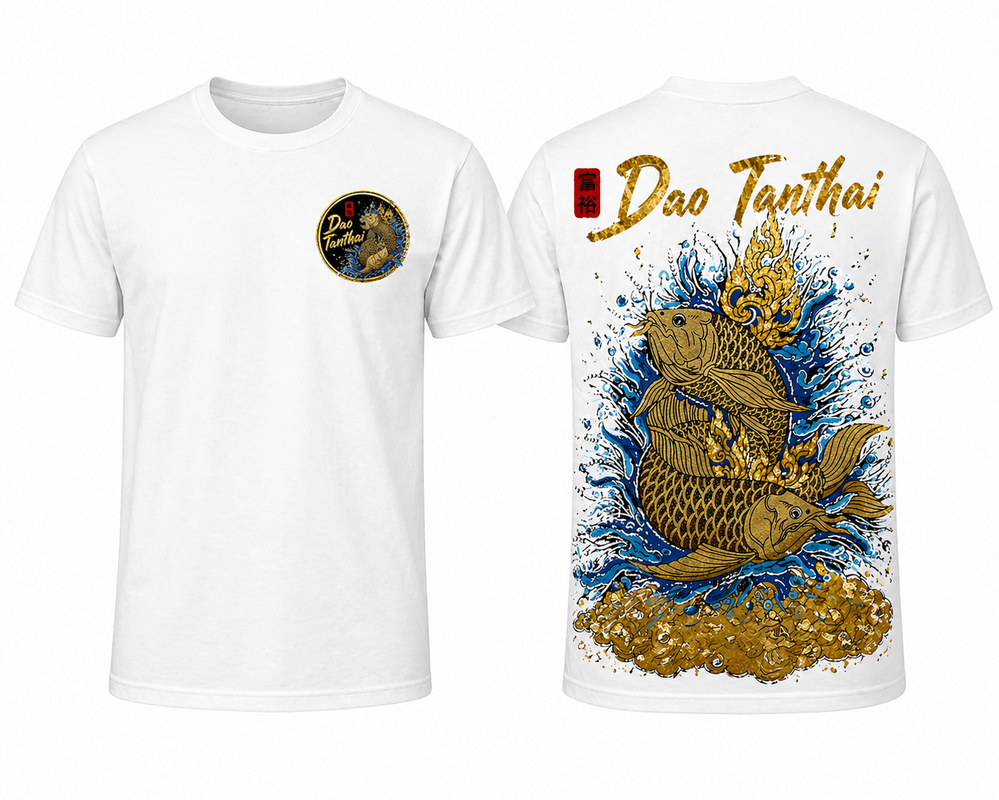 Dao Tanthai Koi Spirit T-Shirt – White