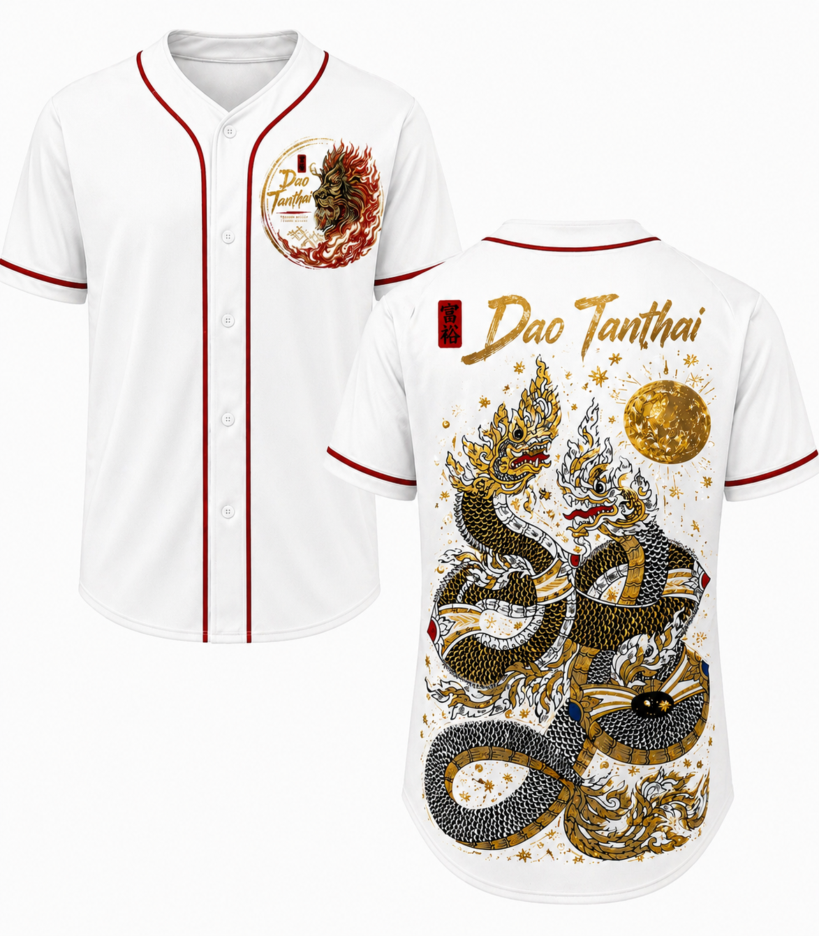 Dao Tanthai Dragon Spirit Baseball Shirt