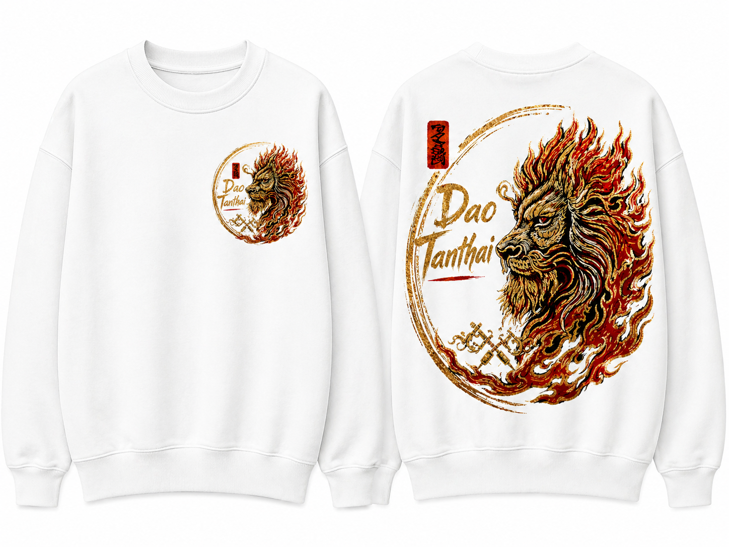 เสื้อเบสบอล Dao Tanthai Flame Spirit – สีดำ (แขนสั้น)