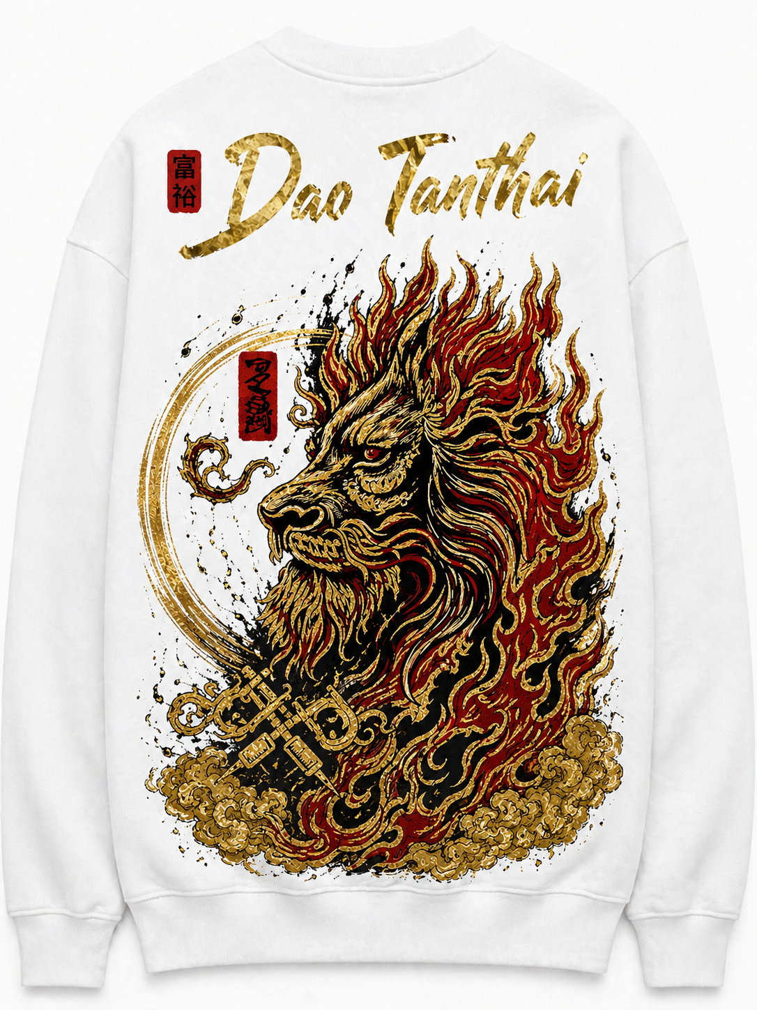 เสื้อเบสบอล Dao Tanthai Flame Spirit – สีดำ (แขนสั้น)