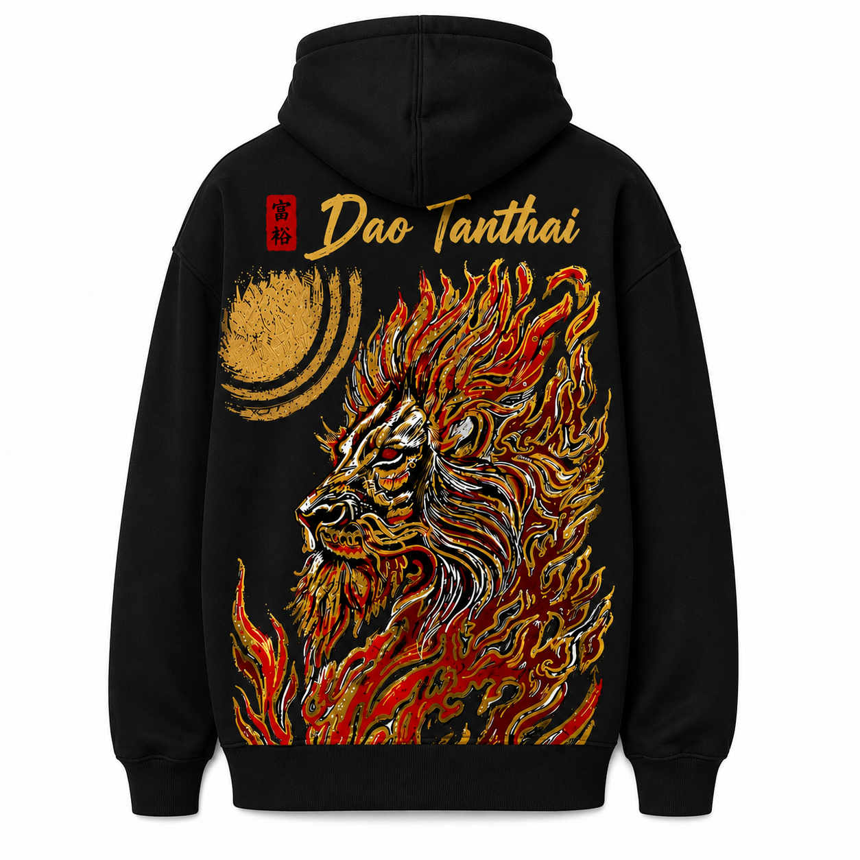 เสื้อเบสบอล Dao Tanthai Flame Spirit – สีดำ (แขนสั้น)