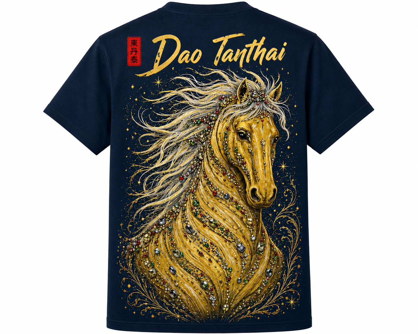 เสื้อยืดลายม้าทองวิญญาณแห่งดาวทันไทย