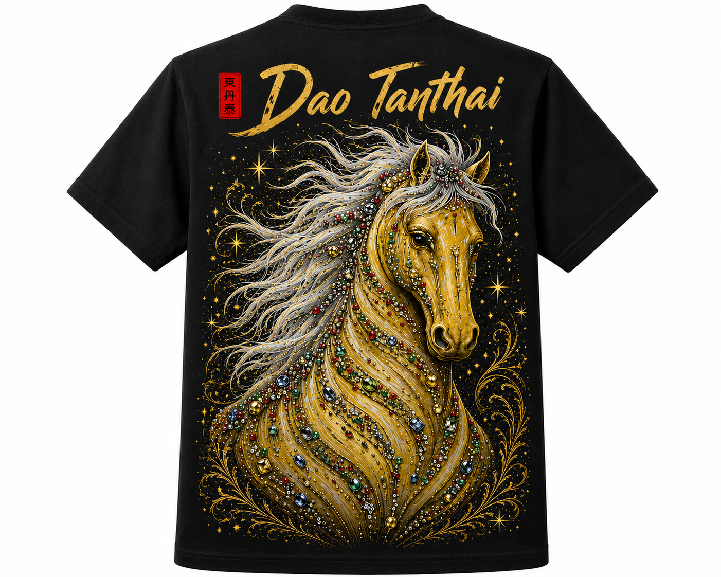 เสื้อยืดลายม้าทองวิญญาณแห่งดาวทันไทย