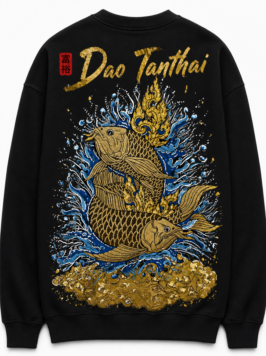 เสื้อเบสบอล Dao Tanthai Flame Spirit – สีดำ (แขนสั้น)