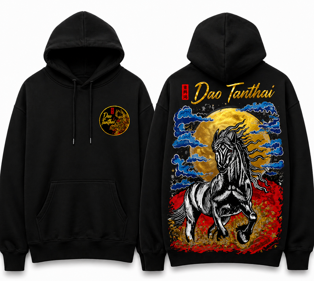 Dao Tanthai Lunar Horse Hoodie – Black