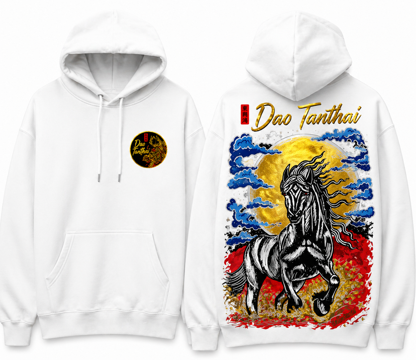 Dao Tanthai Lunar Horse Hoodie – White