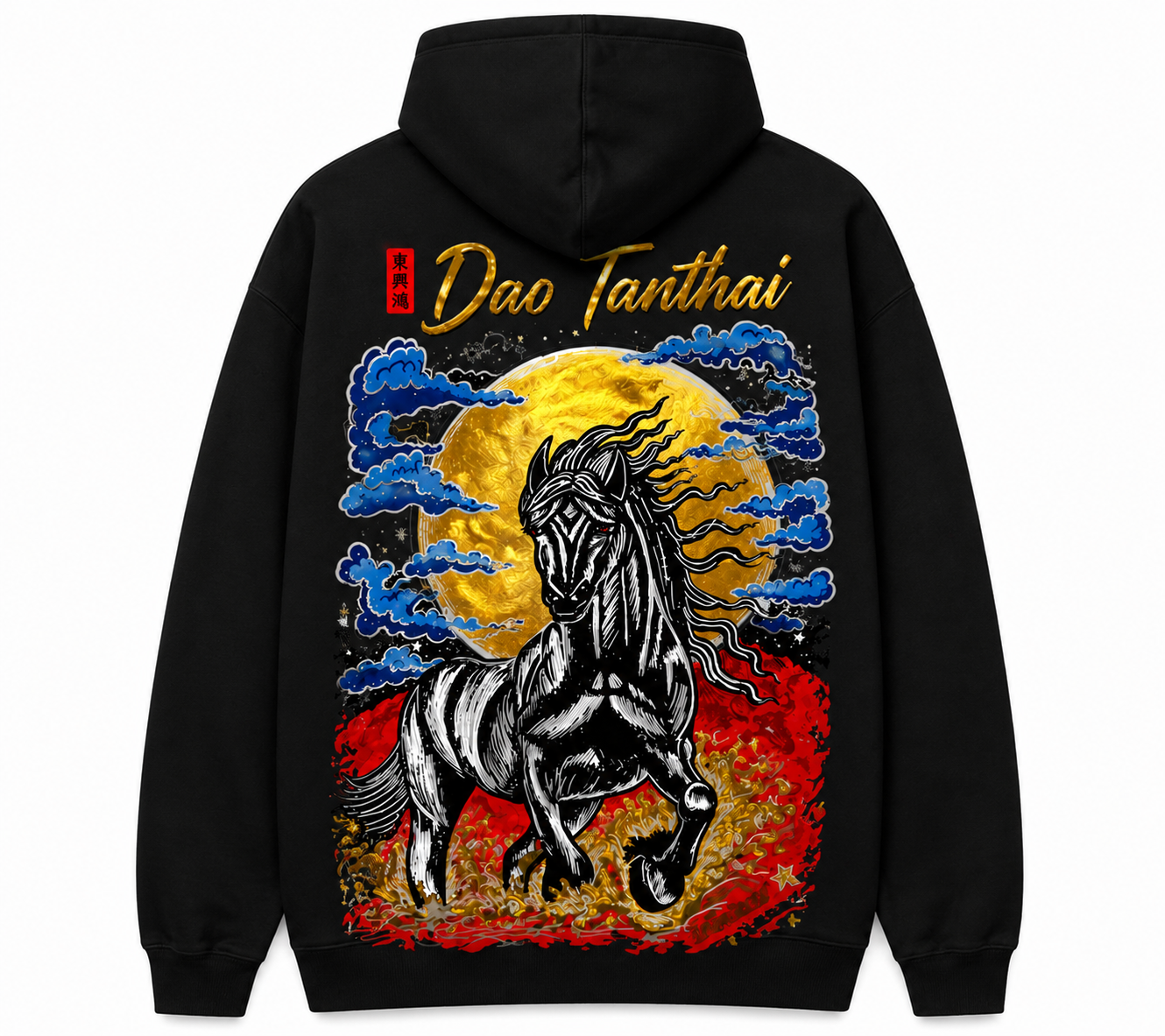 เสื้อเบสบอล Dao Tanthai Flame Spirit – สีดำ (แขนสั้น)