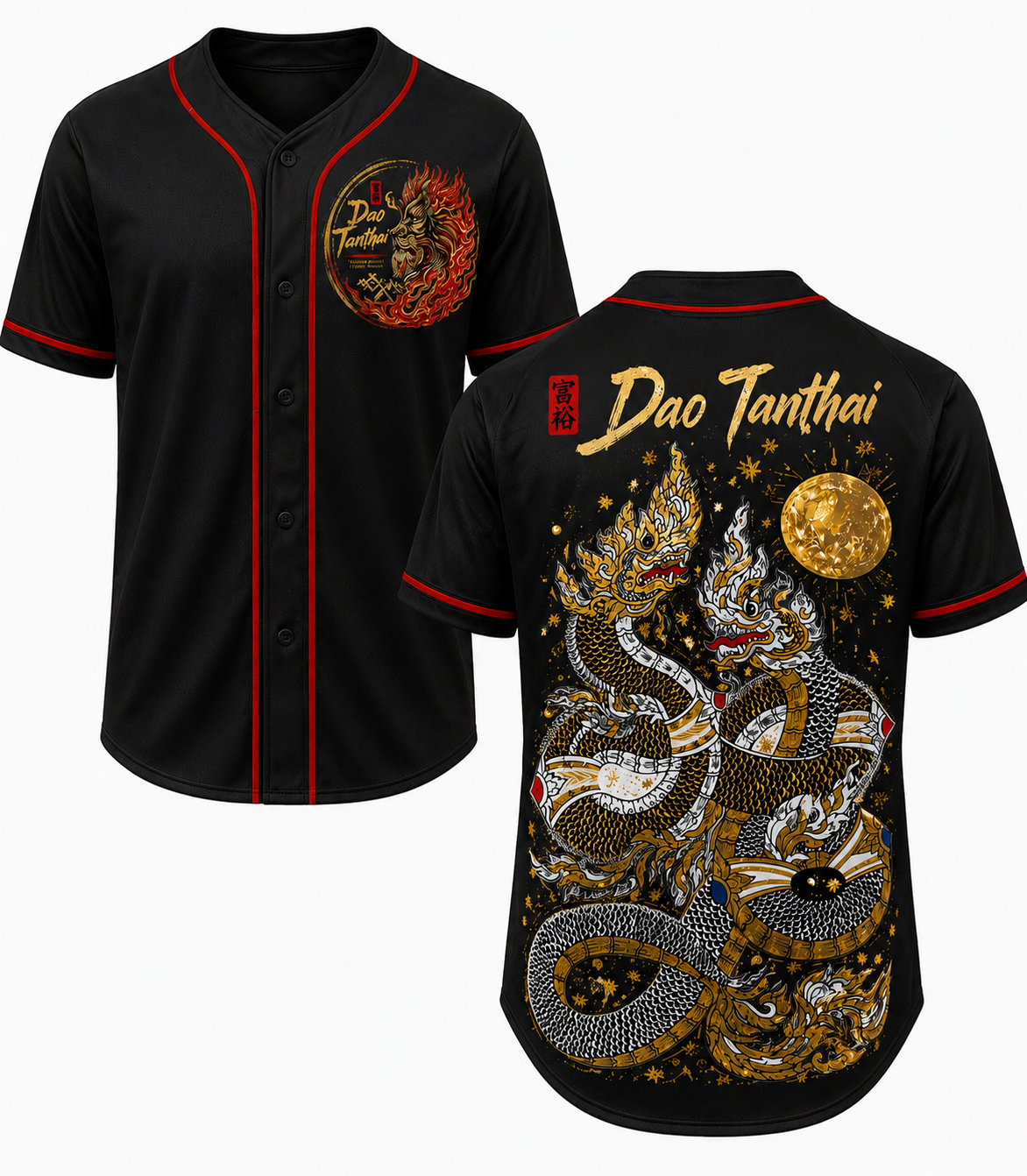 Dao Tanthai Dragon Spirit Baseball Shirt